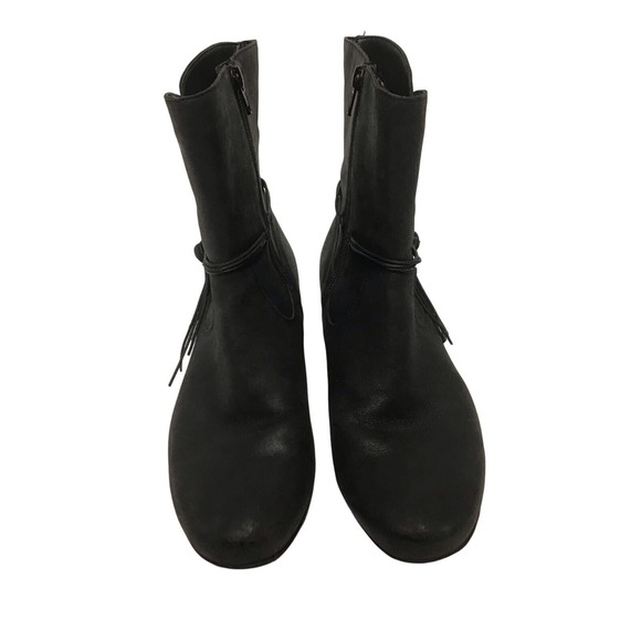 ABEO‎ Leather Ankle Boots Women's 8.5 - Picture 1 of 9